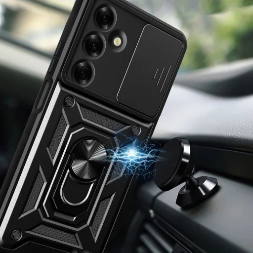 Tech-Protect Camshield Pro tok Samsung Galaxy M35 5G - Fekete - 4