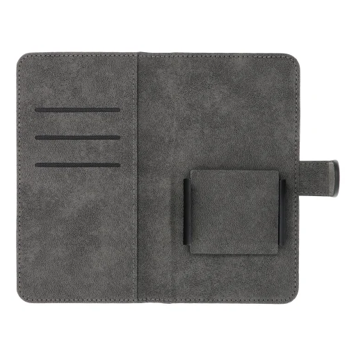 Univerzális fliptok COMMON méret L IPHONE 6 PLUS / 7 PLUS / 8 PLUS / XS MAX / 11 PRO MAX / SAMSUNG S20 FE / S21 FE / S10 PLUS / A10 / A32 / A54 / XIAOMI 12 LITE / HUAWEI P30 PRO fekete - 6