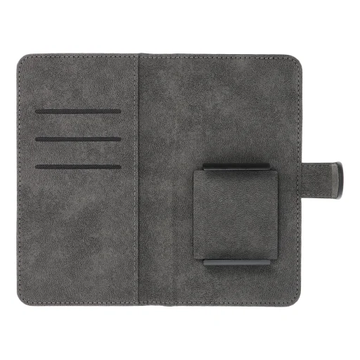 Univerzális fliptok COMMON méret L IPHONE 6 PLUS / 7 PLUS / 8 PLUS / XS MAX / 11 PRO MAX / SAMSUNG S20 FE / S21 FE / S10 PLUS / A10 / A32 / A54 / XIAOMI 12 LITE / HUAWEI P30 PRO fekete - 7