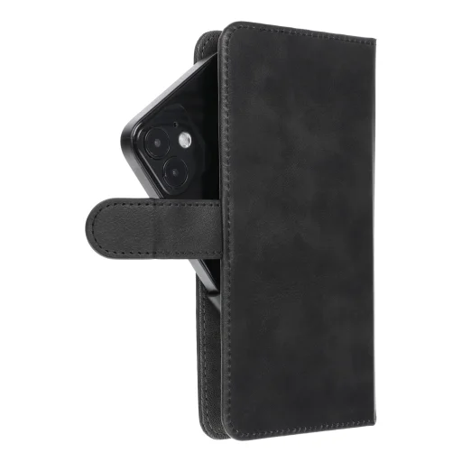 Univerzális fliptok COMMON méret L IPHONE 6 PLUS / 7 PLUS / 8 PLUS / XS MAX / 11 PRO MAX / SAMSUNG S20 FE / S21 FE / S10 PLUS / A10 / A32 / A54 / XIAOMI 12 LITE / HUAWEI P30 PRO fekete - 1