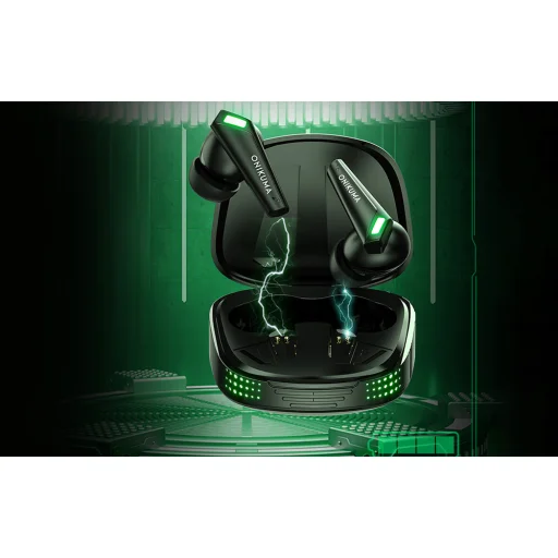 Vezeték nélküli fülhallgató TWS ONIKUMA T308 Fekete - 6