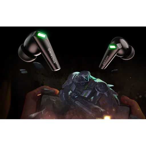 Vezeték nélküli fülhallgató TWS ONIKUMA T308 Fekete - 10