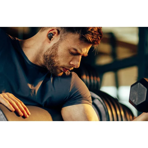  Vezeték nélküli fülhallgató TWS QCY HT07 ArcBuds zajszűrés (fekete) - 7