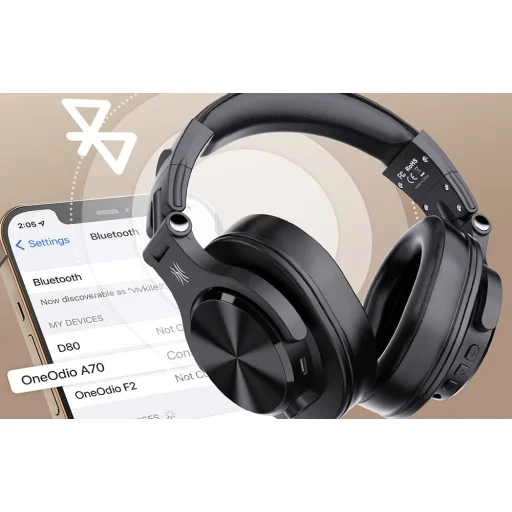 Fejhallgató TWS OneOdio Fusion A70 (fekete) - 3