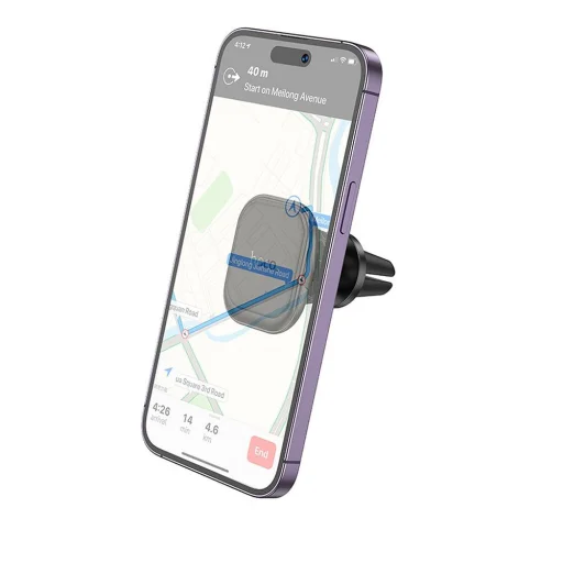 HOCO mágneses autós tartó légterelőhöz H29 fekete - 5