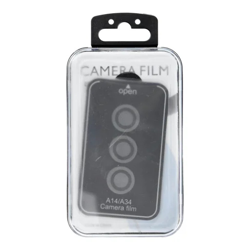 Camera PROTECTOR 9H Samsung Galaxy A14 5G/A34 fekete üvegfólia - 3
