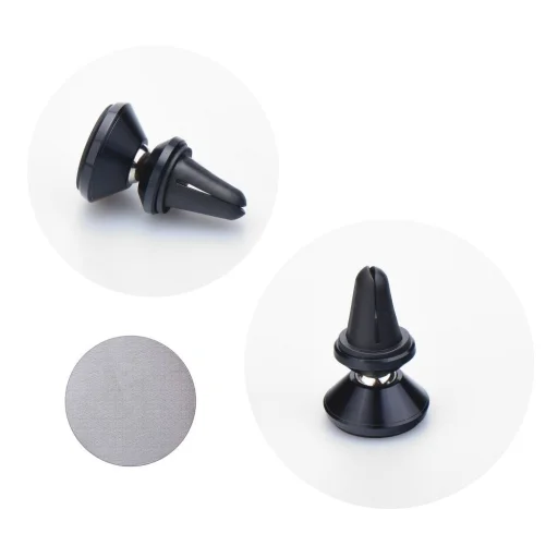 Mágneses autós telefontartó légbefúvóra fekete - 2