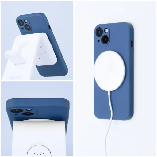 SILICONE MAG COVER tok kompatibilis a MagSafe technológiával IPHONE 11-hez kék - 5