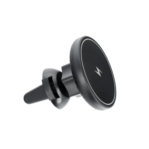 Autós telefontartó légbeömlőre vezeték nélküli töltéssel, MagSafe töltés támogatás 15W D7 fekete - 3