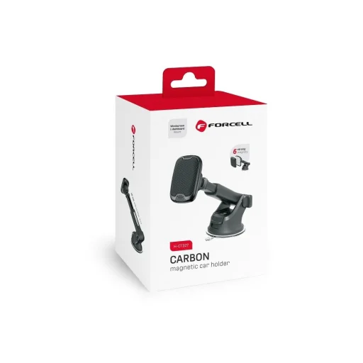 FORCELL autós telefontartó CARBON H-CT327 mágneses szélvédőre - 2