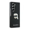 Original KARL LAGERFELD Saffiano Monogram Head Pin KLHCZFD6PGKSKIHK tok Samsung Galaxy Z Fold 6-hoz, fekete - 5