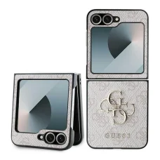  Samsung Galaxy Z Flip 6 rózsaszín Original Case DKNY Leather 4G Metal Logo GUHCZF64GMGPI tok