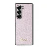 Original Case GUESS 4G Glitter Script GUHCZFD6HGGSHP tok Samsung Galaxy Z Fold 6 pink thumbnail