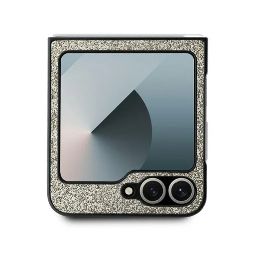  Samsung Galaxy Z Flip 6 Arany Eredeti DKNY 4G Csillogó Feliratos GUHCZF6HGGSHD tok - 2