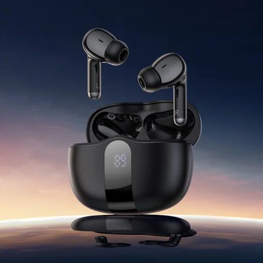 Borofone TWS Bluetooth fülhallgató FQ3 Soulmate ANC+ENC fekete - 3