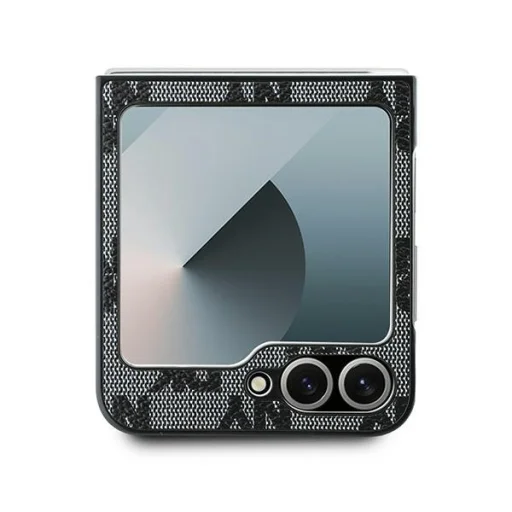  Samsung Galaxy Z Flip 6 Eredeti DKNY telefontok kockás mintás, csíkos nyomtatású DKHCZF6PCPTSSK fekete színben - 3