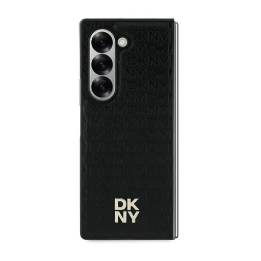  Samsung Galaxy Z Fold 6 fekete DKNY Repeat Pattern Stack Logo DKHMZFD6PSHRPSK tok - 2