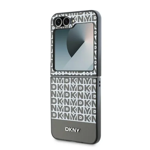  Samsung Galaxy Z Flip 6 Barna Original Case DKNY Repeat Pattern Bottom Stripe DKHCZF6PSOSPW tok - 6
