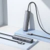 Borofone Adapter DH12 Fliptok 4 az 1-ben - USB 4xUSB 2.0 - 1,2 méter szürke thumbnail