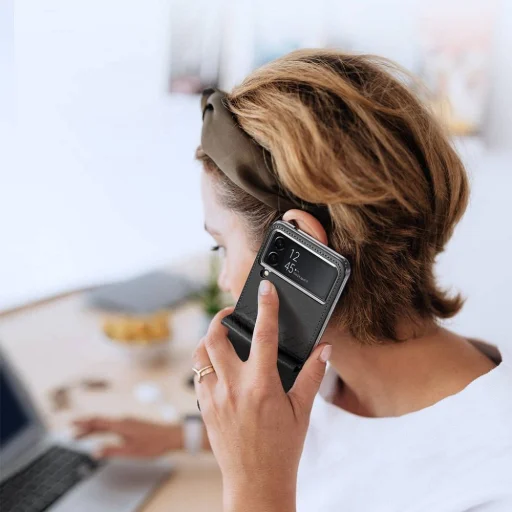 DUX DUCIS BRIL tok Samsung Galaxy Z Flip4 5G fekete - 5