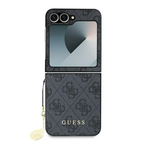  Samsung Galaxy Z Flip 6 fekete Original Case DKNY 4G Charm GUHCZF6GF4GGR tok - 2