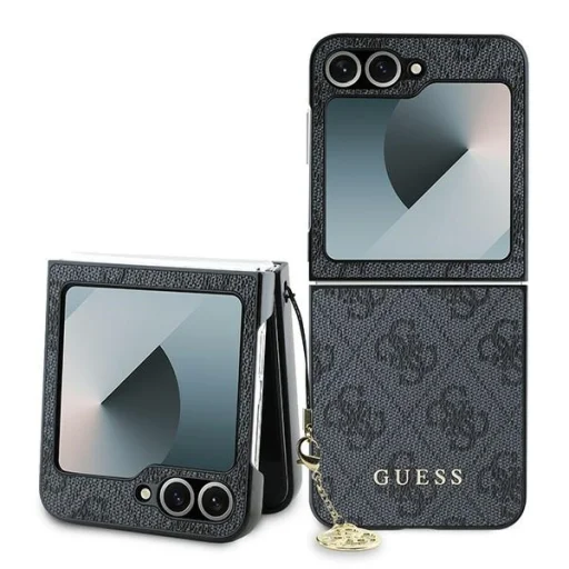  Samsung Galaxy Z Flip 6 fekete Original Case DKNY 4G Charm GUHCZF6GF4GGR tok - 1