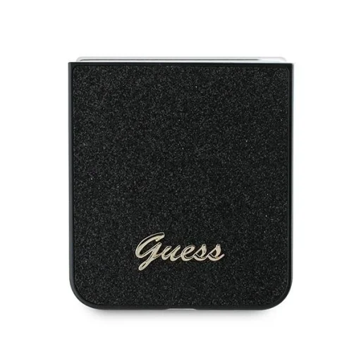 Original GUESS Glitter Script fliptok Samsung Galaxy Z Flip 6 fekete - 5
