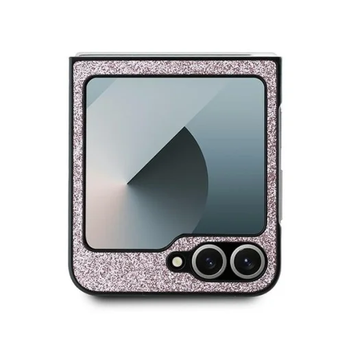 Samsung Galaxy Z Flip 6 ružové Originálne DKNY 4G Glitter Script GUHCZF6HGGSHP puzdro - 3