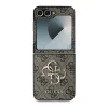 Original Case GUESS Leather 4G Metal Logo GUHCZF64GMGBR tok Samsung Galaxy Z Flip 6 barna thumbnail