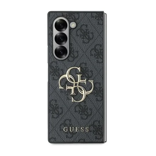 Original Case GUESS Leather 4G Metal Logo GUHCZFD64GMGGR Samsung Galaxy Z Fold 6 tok fekete - 2