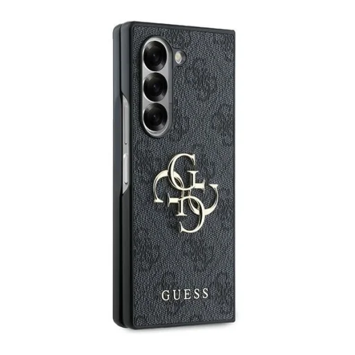 Original Case GUESS Leather 4G Metal Logo GUHCZFD64GMGGR Samsung Galaxy Z Fold 6 tok fekete - 5