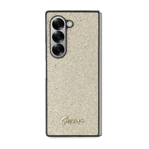 Original Case GUESS 4G Glitter Script GUHCZFD6HGGSHD Samsung Galaxy Z Fold 6 tok arany - 2