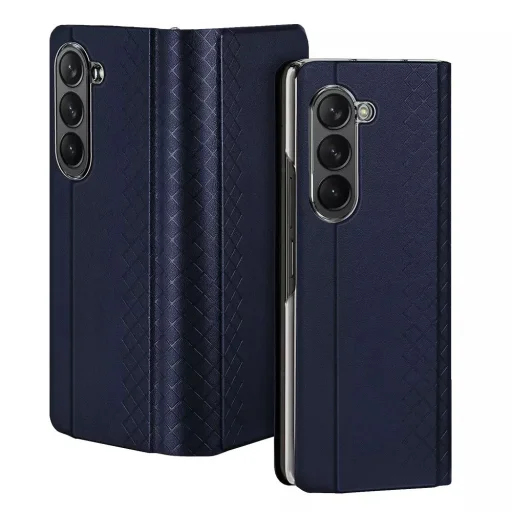 DUX DUCIS BRIL Samsung Galaxy Z Fold5 5G kék tok - 2