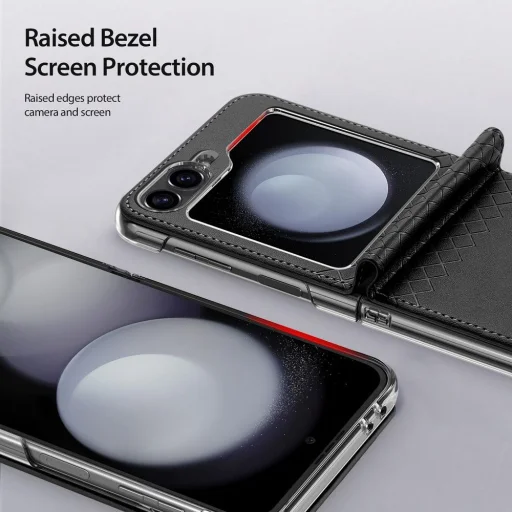 DUX DUCIS BRIL tok SAMSUNG Z Flip6 5G fekete - 4