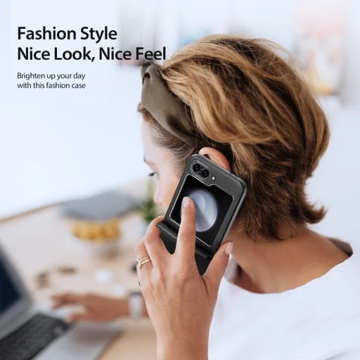 DUX DUCIS BRIL tok SAMSUNG Z Flip6 5G fekete - 6