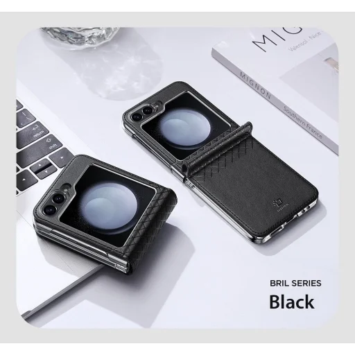 DUX DUCIS BRIL tok SAMSUNG Z Flip6 5G fekete - 2