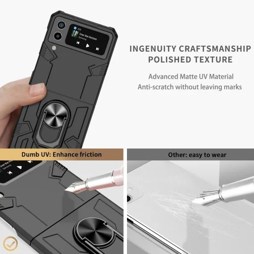 MECHA tok Samsung Galaxy Z Flip 3 5G fekete - 3