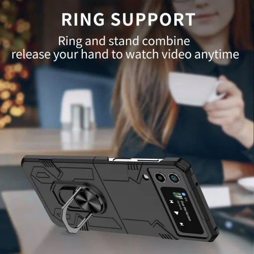 MECHA tok Samsung Galaxy Z Flip 3 5G fekete - 5