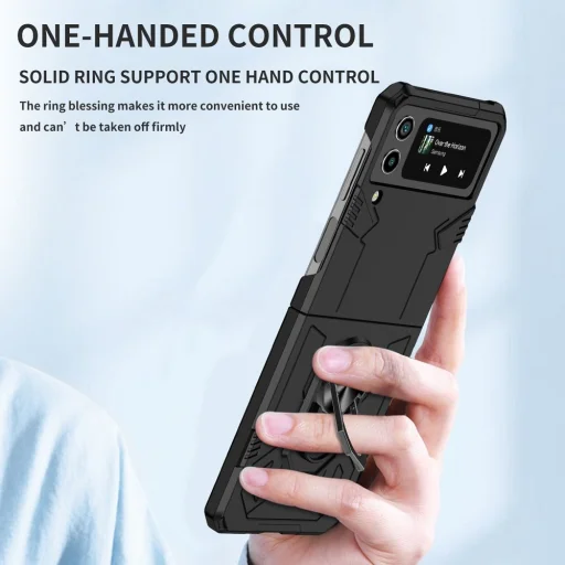 MECHA tok Samsung Galaxy Z Flip 3 5G fekete - 9