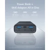 VEGER powerbank 10 000 mAh PD QC3.0 20W ACE100 (W1146) fekete thumbnail
