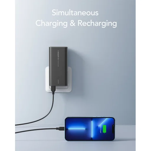 VEGER powerbank 10 000 mAh PD QC3.0 20W ACE100 (W1146) fekete - 17