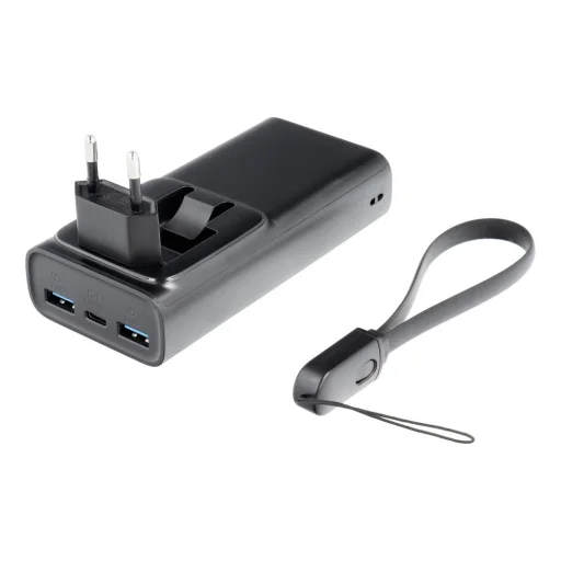 VEGER powerbank 10 000 mAh PD QC3.0 20W ACE100 (W1146) fekete - 3