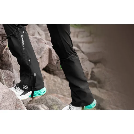 Biciklis lábszárvédők / cipővédők Rockbros 21400014 L/XL (fekete) - 2