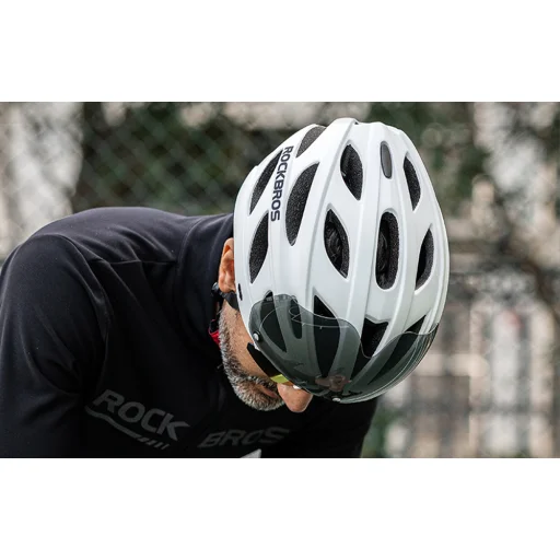 Kerékpáros sisak szemüveggel Rockbros TT-16 (fekete) tok - 6