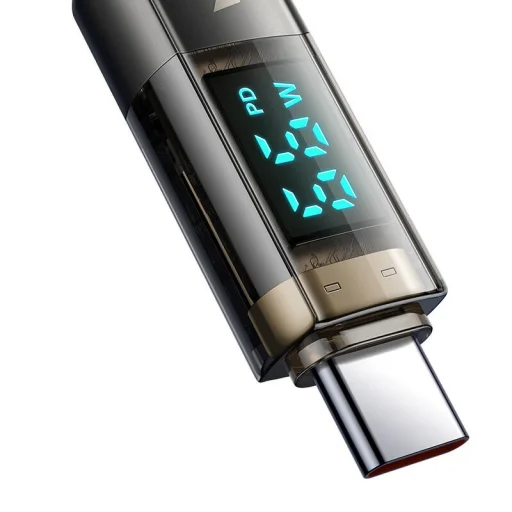 Mcdodo CA-3610 USB-C - USB-C kábel, automatikus kikapcsolás, PD 100W, 1.2m (fekete) - 2