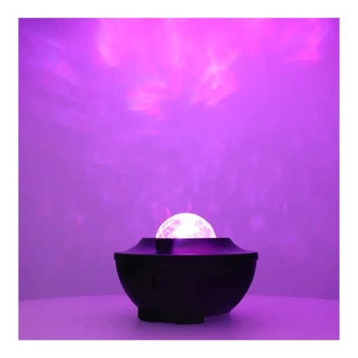 Projector STARS LED / Disco bluetooth hangszóróval + távirányító + USB BTM0504-B / HD-SPL fehér - 8