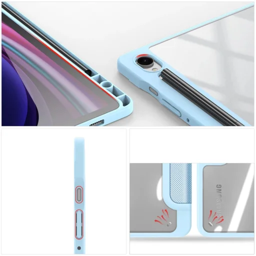 Dux Ducis Toby fliptok és állvány Samsung Galaxy TAB S9 / S9 FE 10.9 X510/X516B - kék - 5