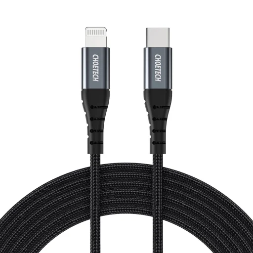 Choetech IP0041 USB-C / Lightning MFi 480Mb/s 3A 2 m kábel - fekete - 2