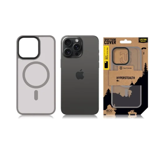 Tactical MagForce Hyperstealth tok iPhone 15 Pro Max Light Grey - 3