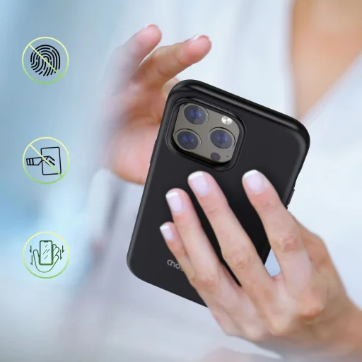 Choetech MFM Anti-drop tok Made For MagSafe iPhone 13 Pro-hoz fekete (PC0113-MFM-BK) - 7